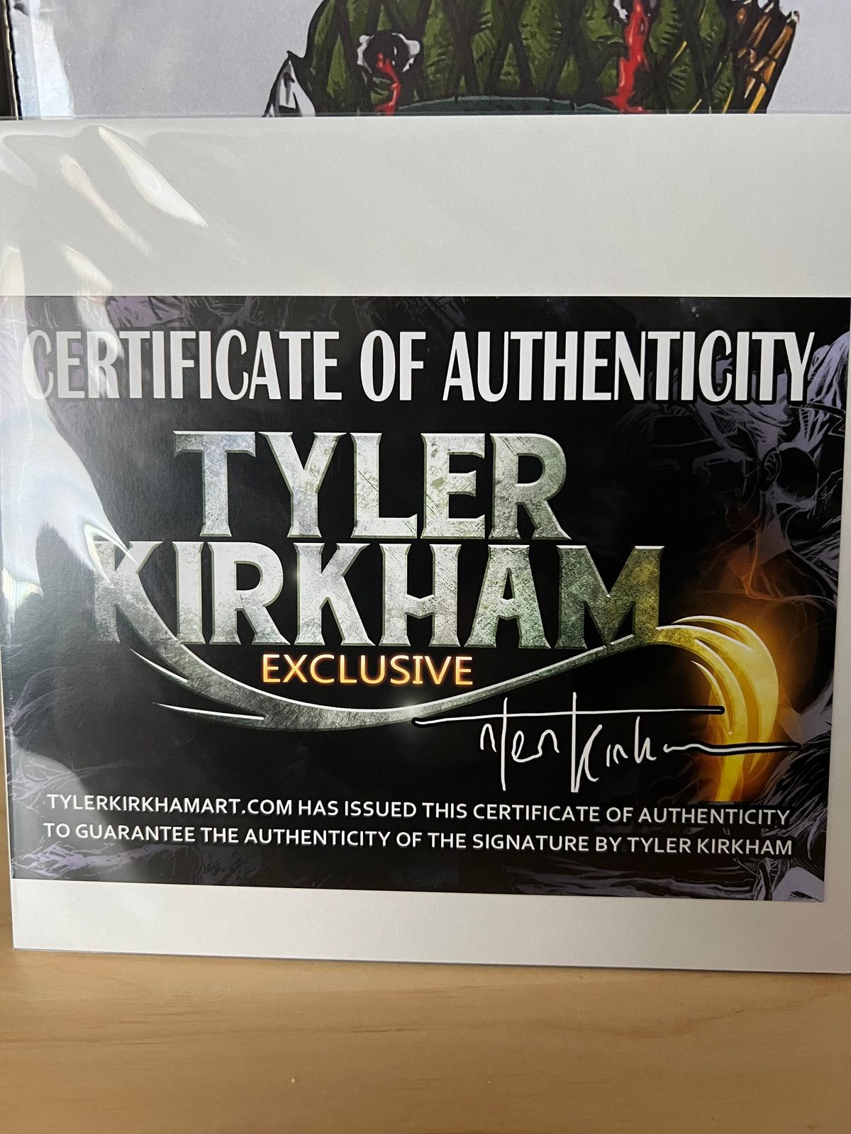 NYCC BATMAN #251 TRADE BATTLE DAMAGE SIGNED By Tyler Kirkham  W/COA