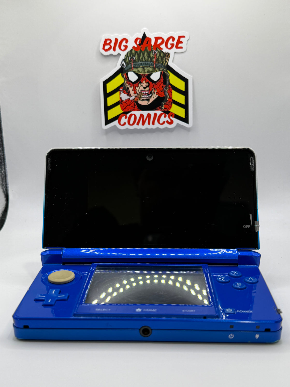 Nintendo 3DS Region free Console -Cobalt Blue-Complete In The Box 32gb Card