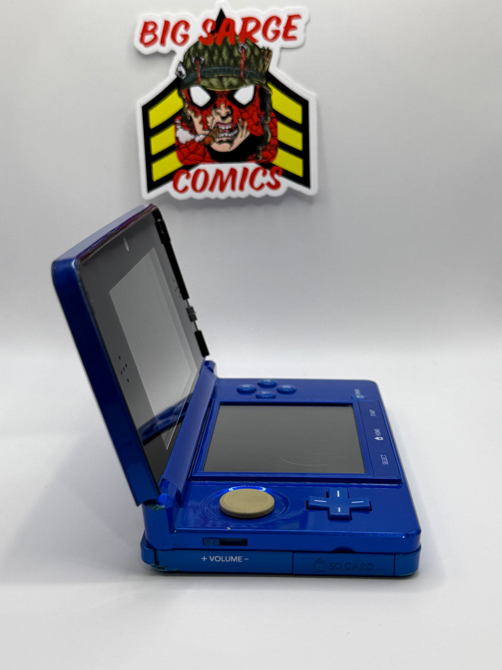 Nintendo 3DS Region free Console -Cobalt Blue-Complete In The Box 32gb Card