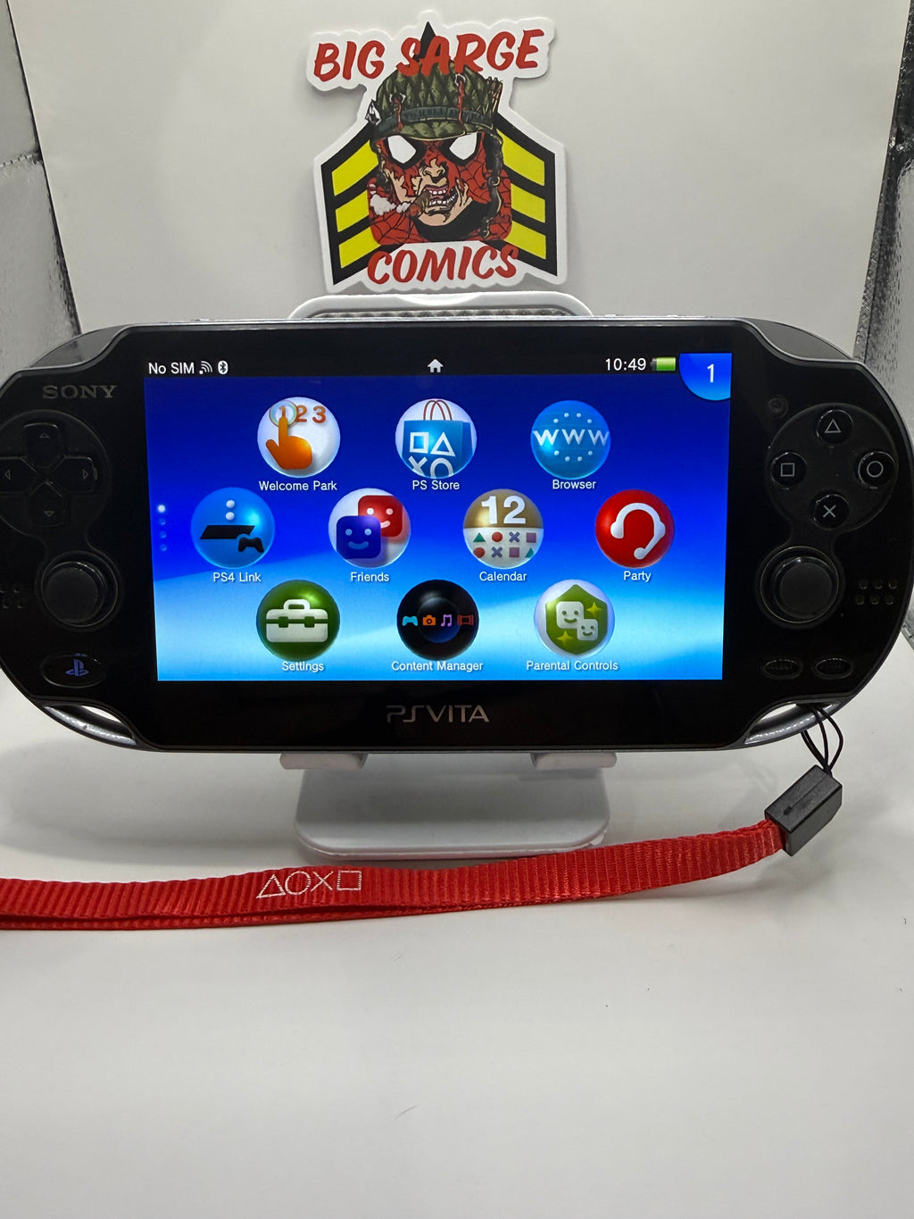 Sony Vita PCH-1100 OLED Black 3G/Wi-Fi (CIB) Complete in Box + 8GB Memory Card