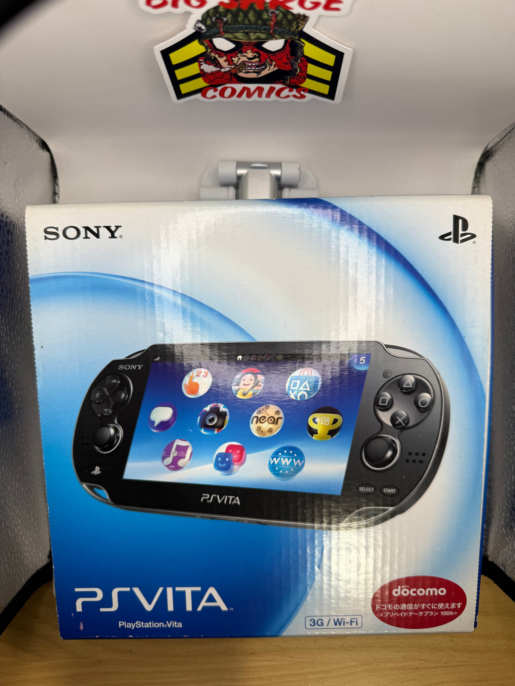 Sony Vita PCH-1100 OLED Black 3G/Wi-Fi (CIB) Complete in Box + 8GB Memory Card