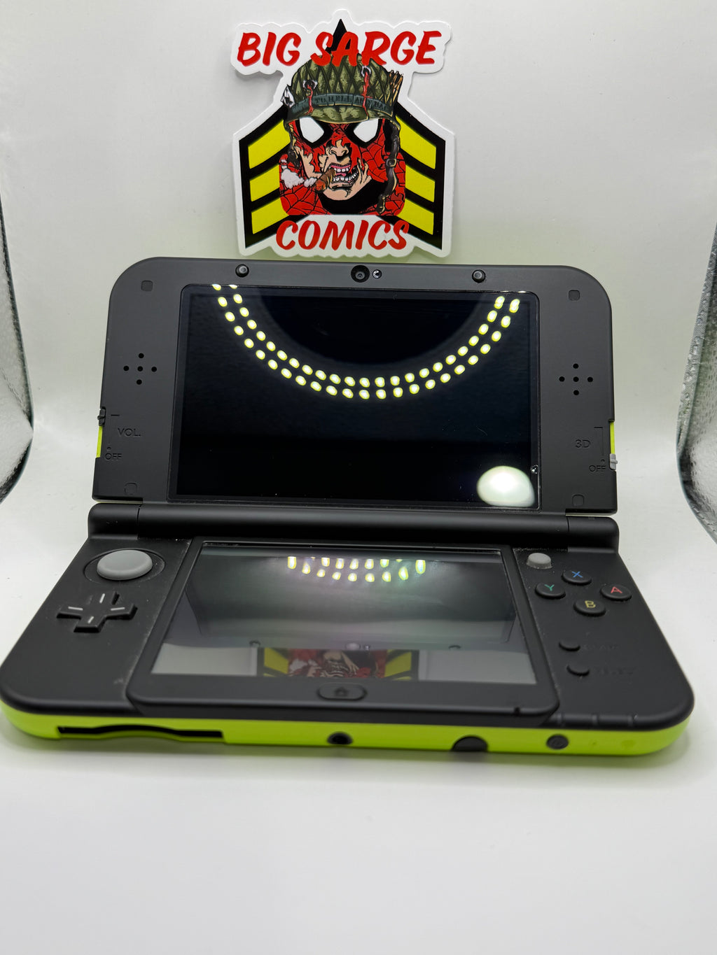 Nintendo “New” 3DS LL Lime Green and Black - Region Unlocked
