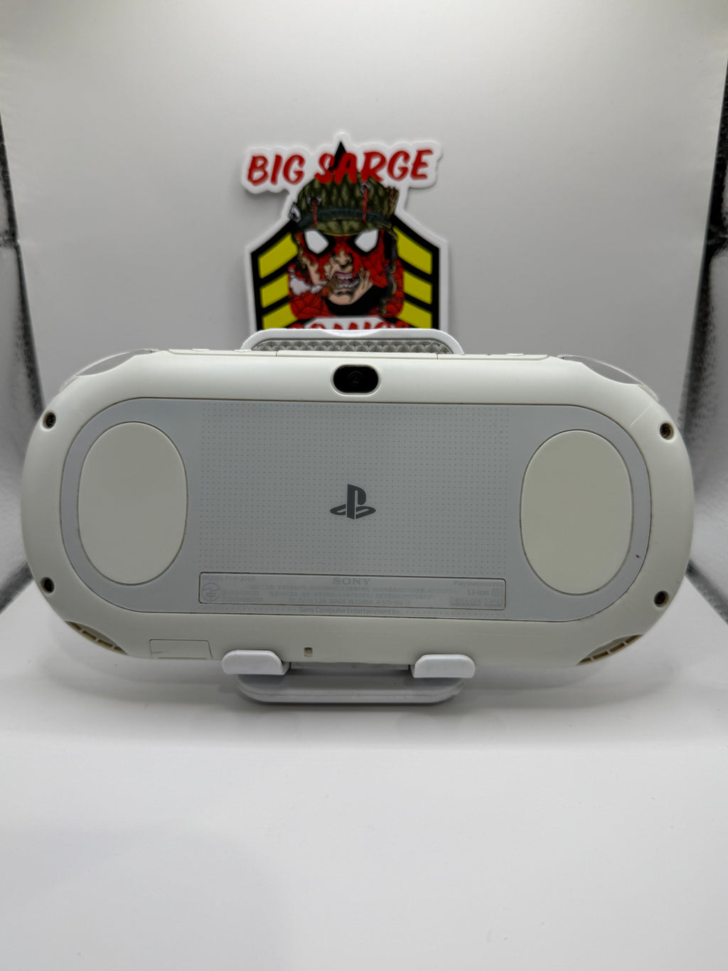 Alpine White Sony PS Vita PCH-2000 128GB micro sd card. Region Free Handheld Console