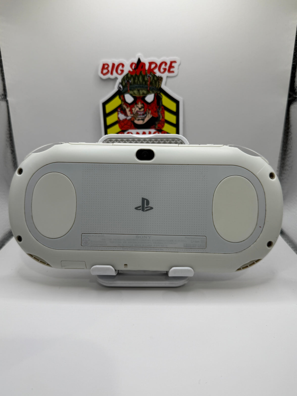 Alpine White Sony PS Vita PCH-2000 128GB micro sd card. Region Free Handheld Console