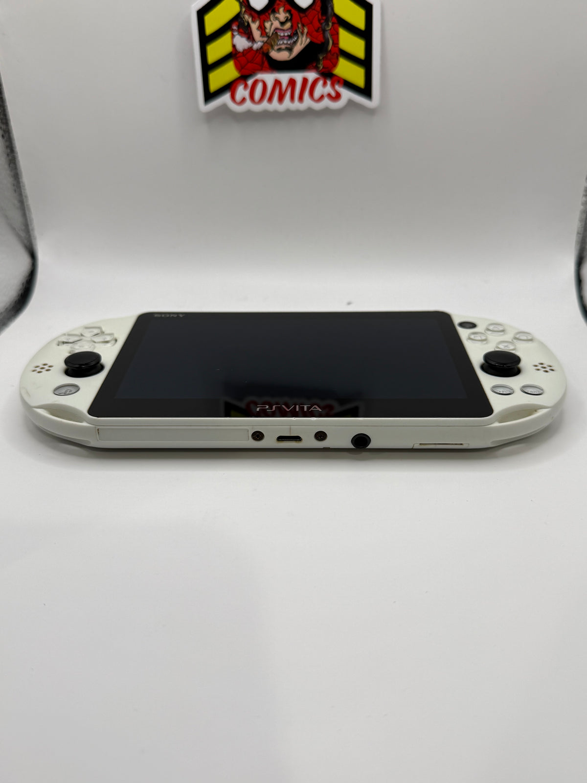 Alpine White Sony PS Vita PCH-2000 128GB micro sd card. Region Free Handheld Console