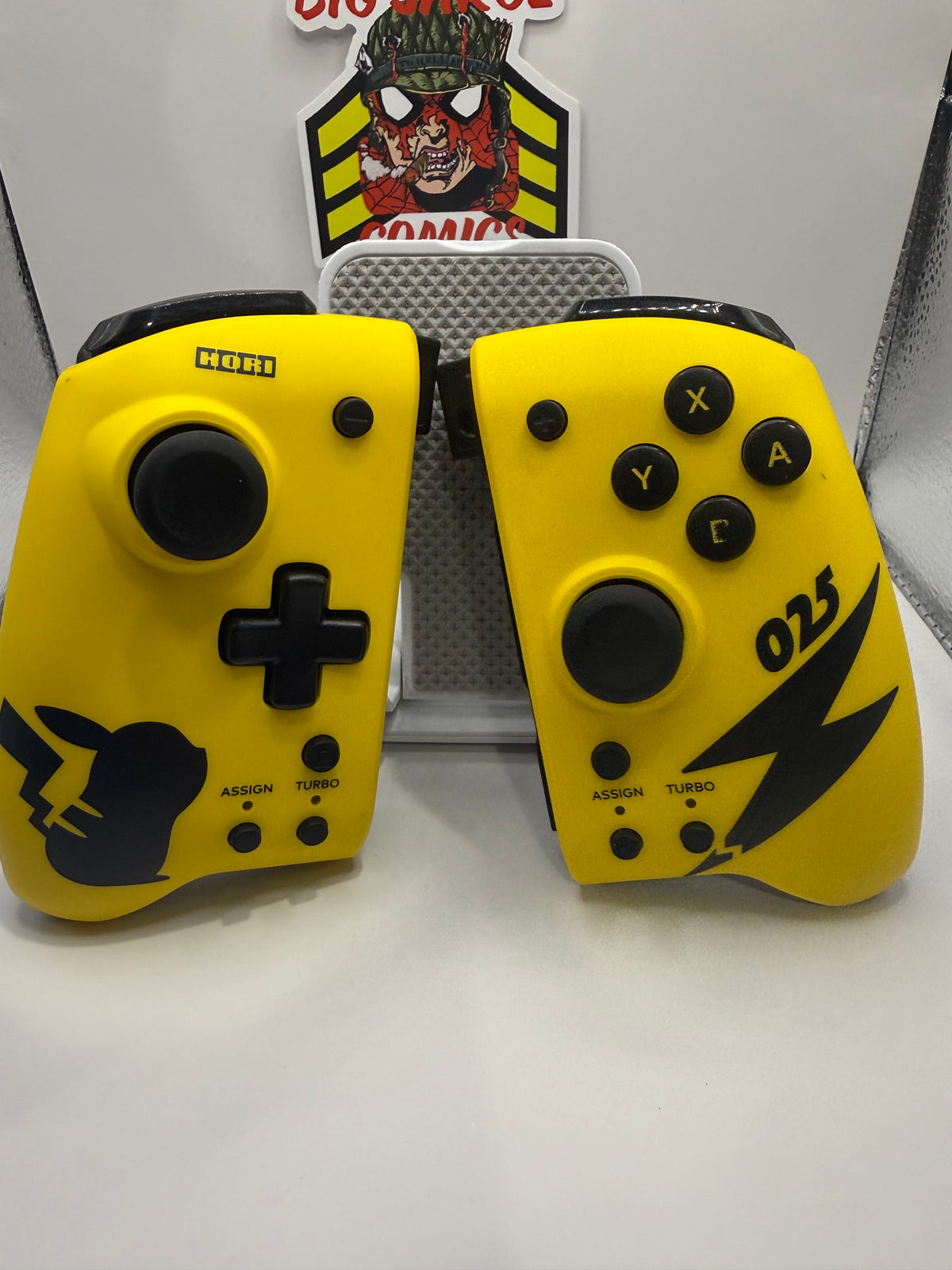 HORI Split Pad Pro, Pikachu Yellow, Nintendo Switch, and Complete in Box (CIB)