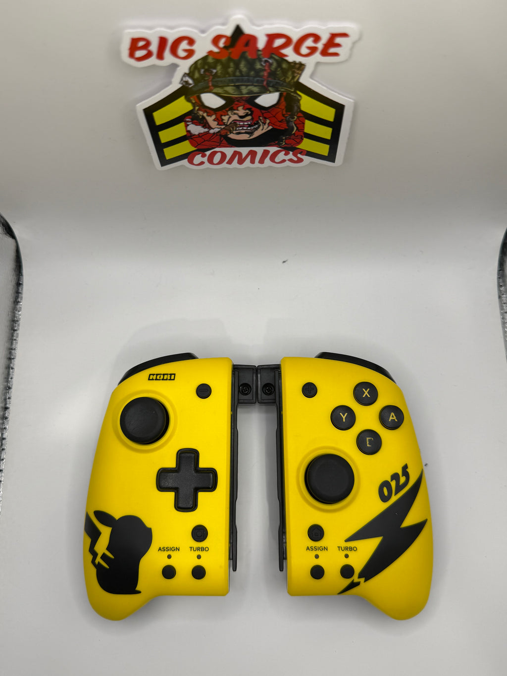 HORI Split Pad Pro, Pikachu Yellow, Nintendo Switch, and Complete in Box (CIB)