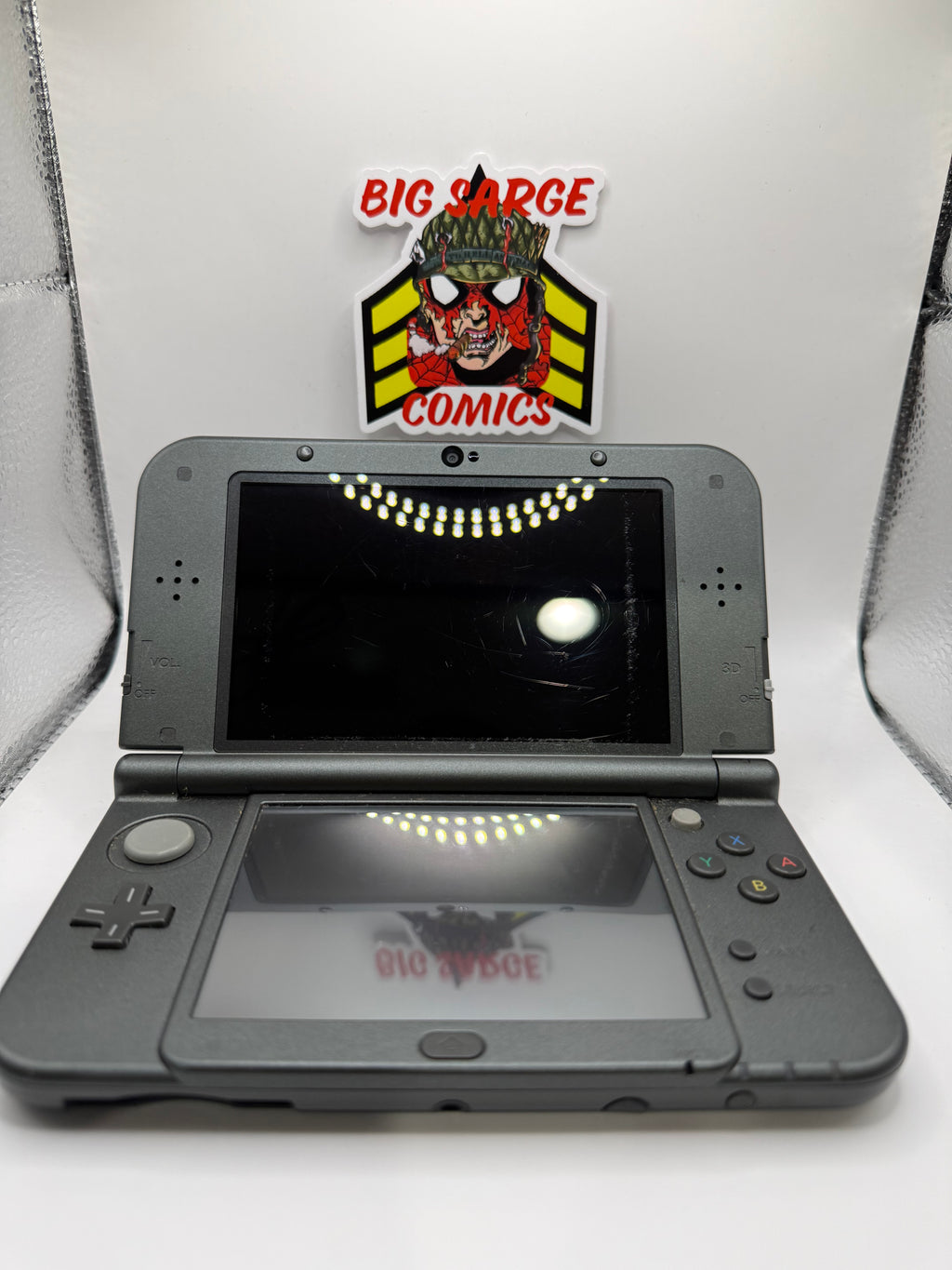 Nintendo NEW 3DS LL Metallic Black Console Japan Region-Free CIB 128GB SD + Case