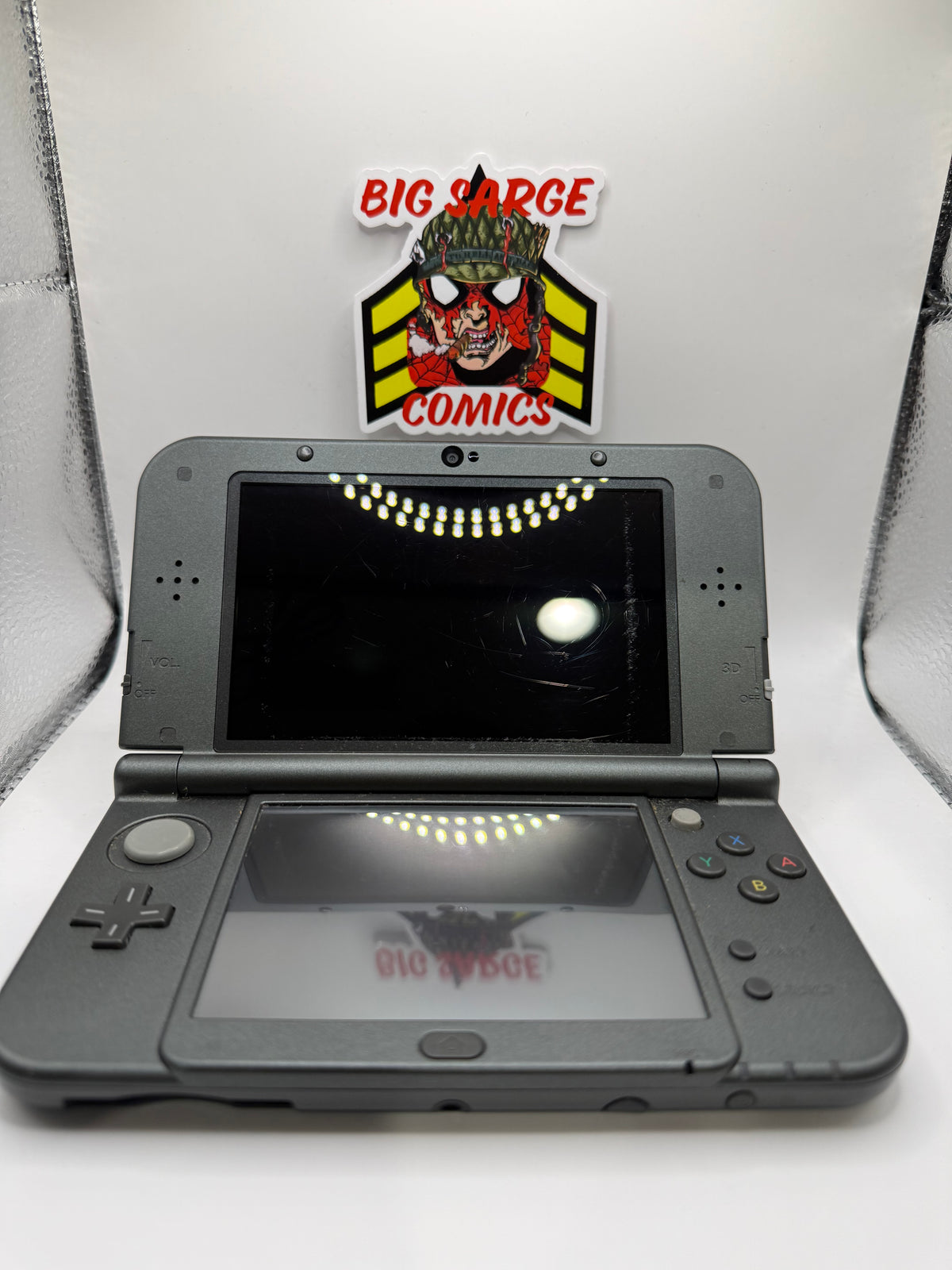 Nintendo NEW 3DS LL Metallic Black Console Japan Region-Free CIB 128GB SD + Case