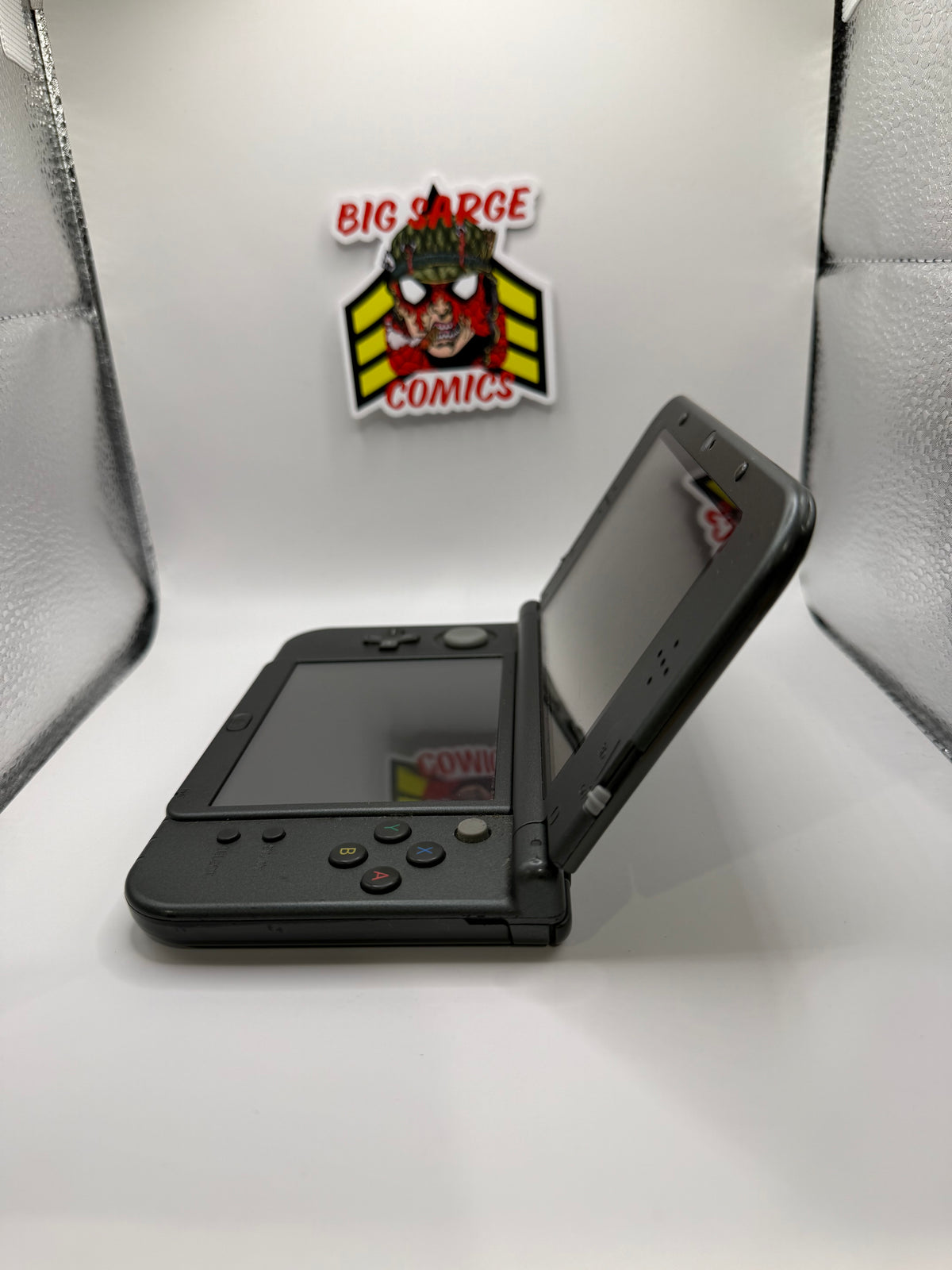 Nintendo NEW 3DS LL Metallic Black Console Japan Region-Free CIB 128GB SD + Case