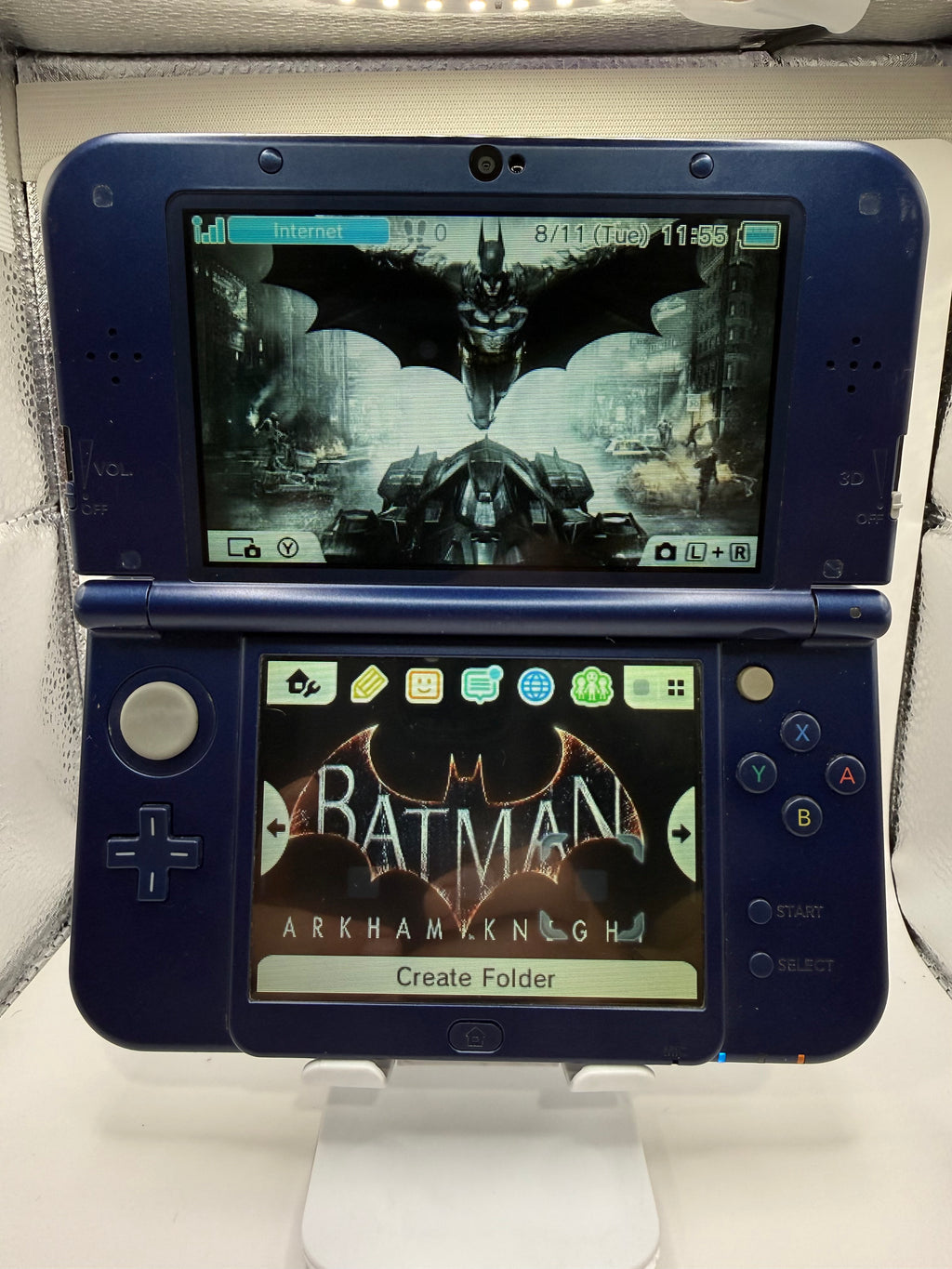 Nintendo New 3DS LL Galaxy Style — Dual IPS Screens | Region Free | 128GB