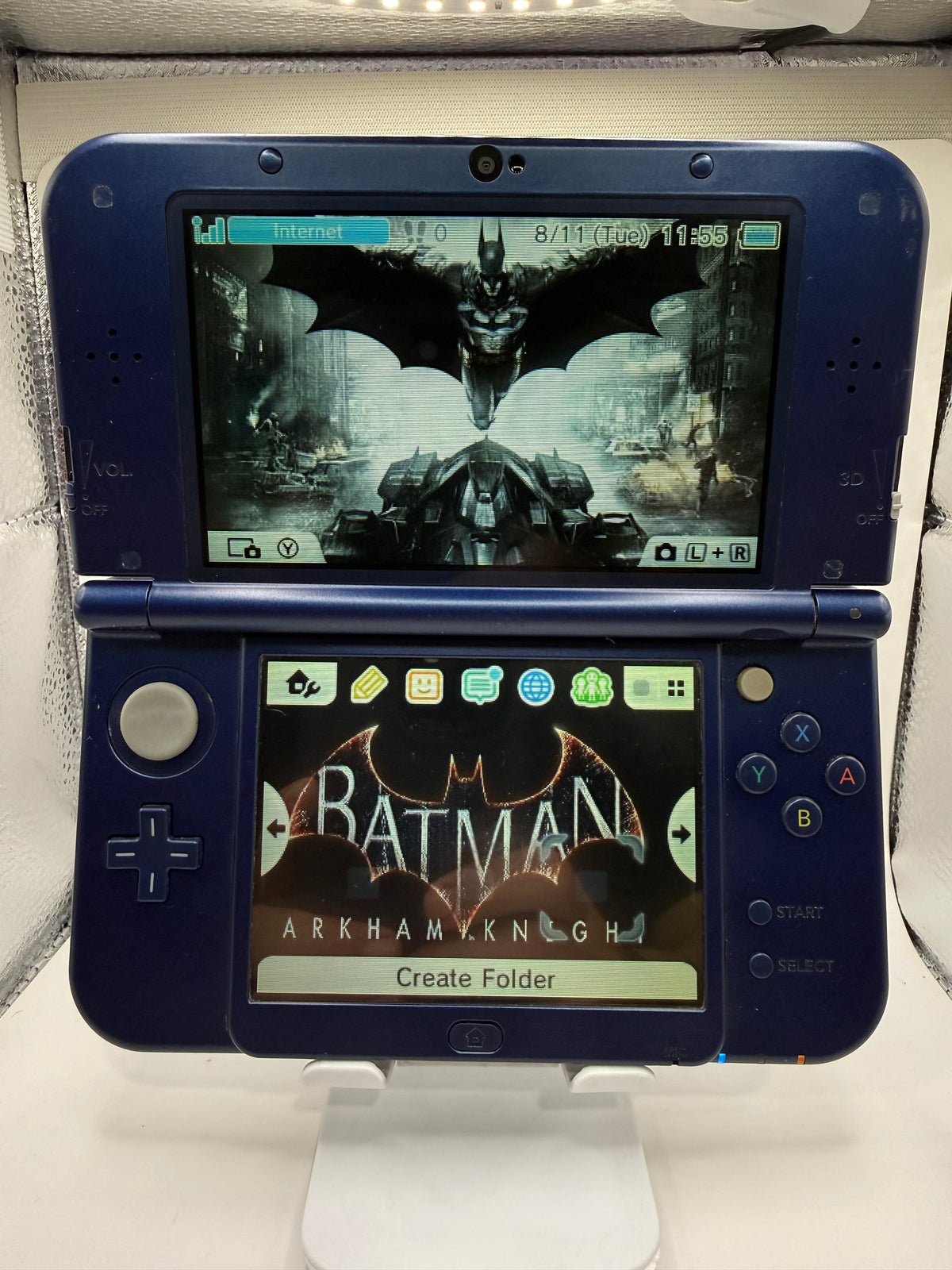 Nintendo New 3DS LL Galaxy Style — Dual IPS Screens | Region Free | 128GB