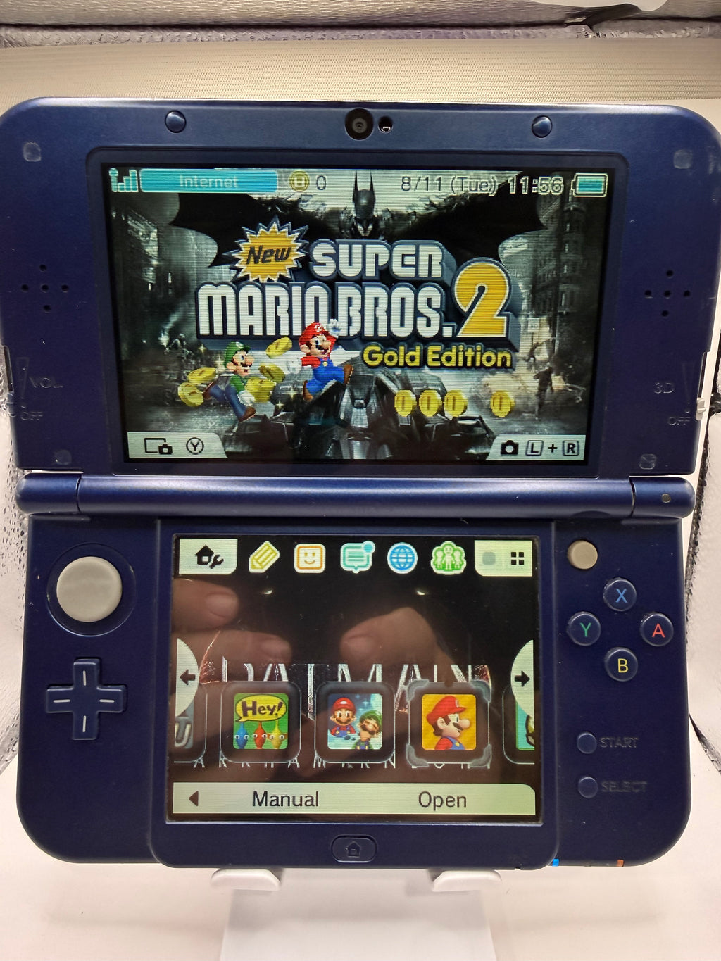 Nintendo New 3DS LL Galaxy Style — Dual IPS Screens | Region Free | 128GB