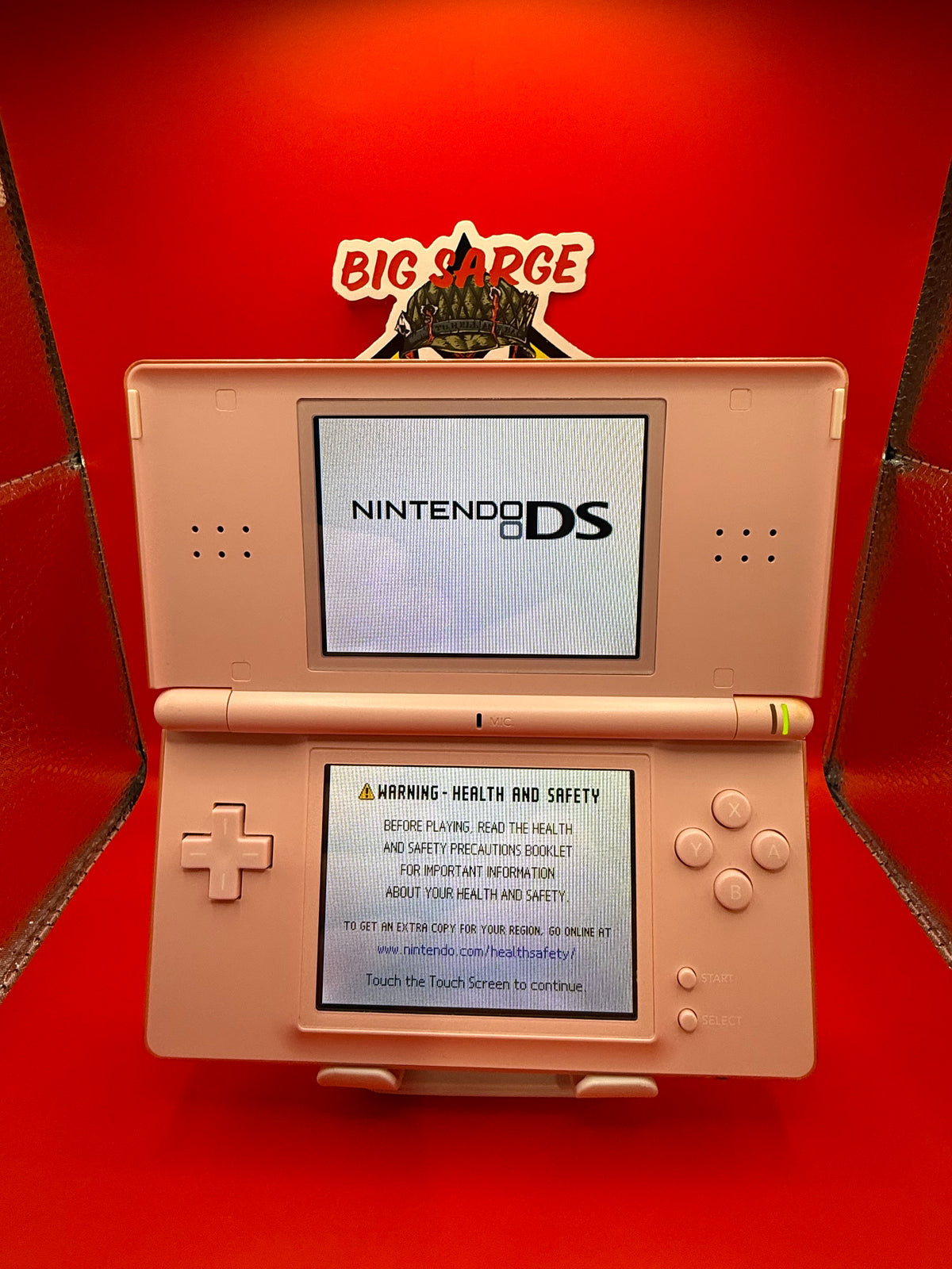 Nintendo DS Lite System Portable Gaming Console - Coral Pink