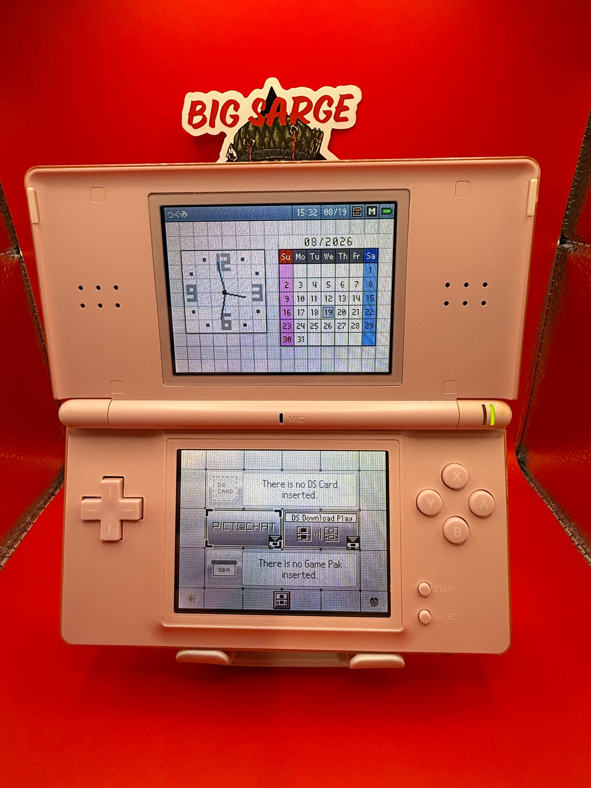 Nintendo DS Lite System Portable Gaming Console - Coral Pink