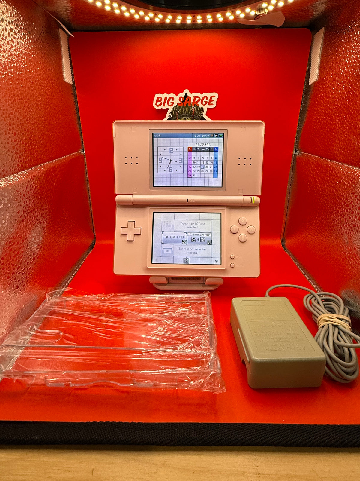 Nintendo DS Lite System Portable Gaming Console - Coral Pink
