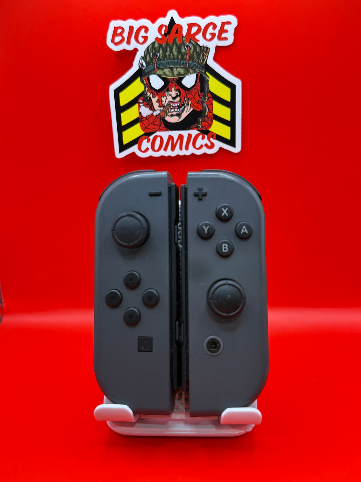 Nintendo Switch Gray Left & right Joy-Con Controller  pair.