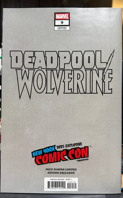 Deadpool/Wolverine #9 – NYCC 2025 Mico Suayan Exclusive Connecting Virgin Edition