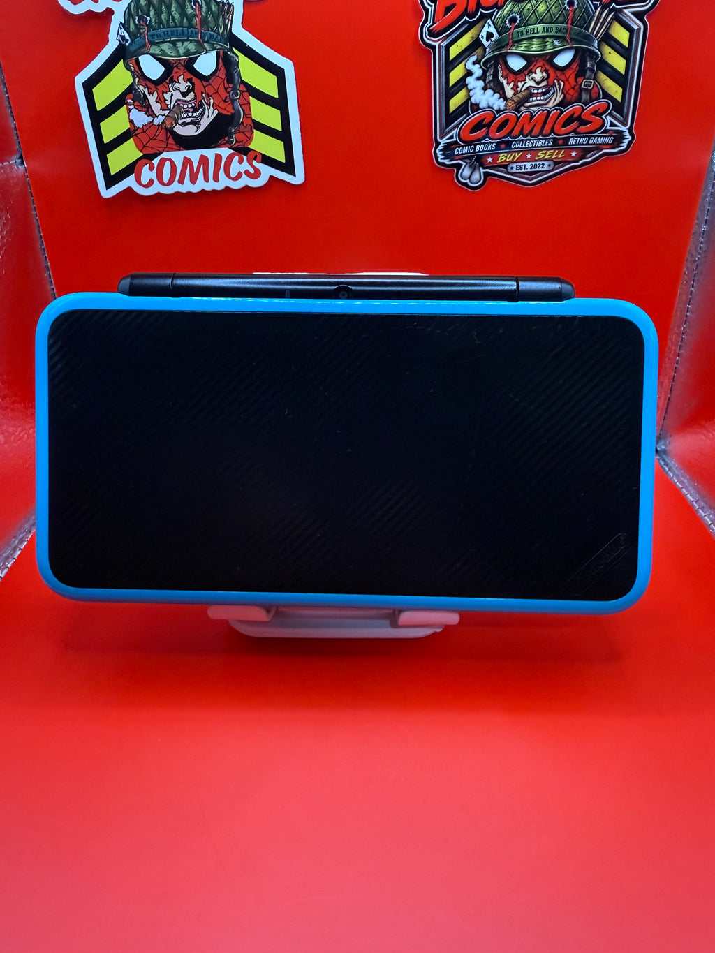 Nintendo New 2DS LL Black & Teal – Japanese Import – 128GB Micro SD Card
