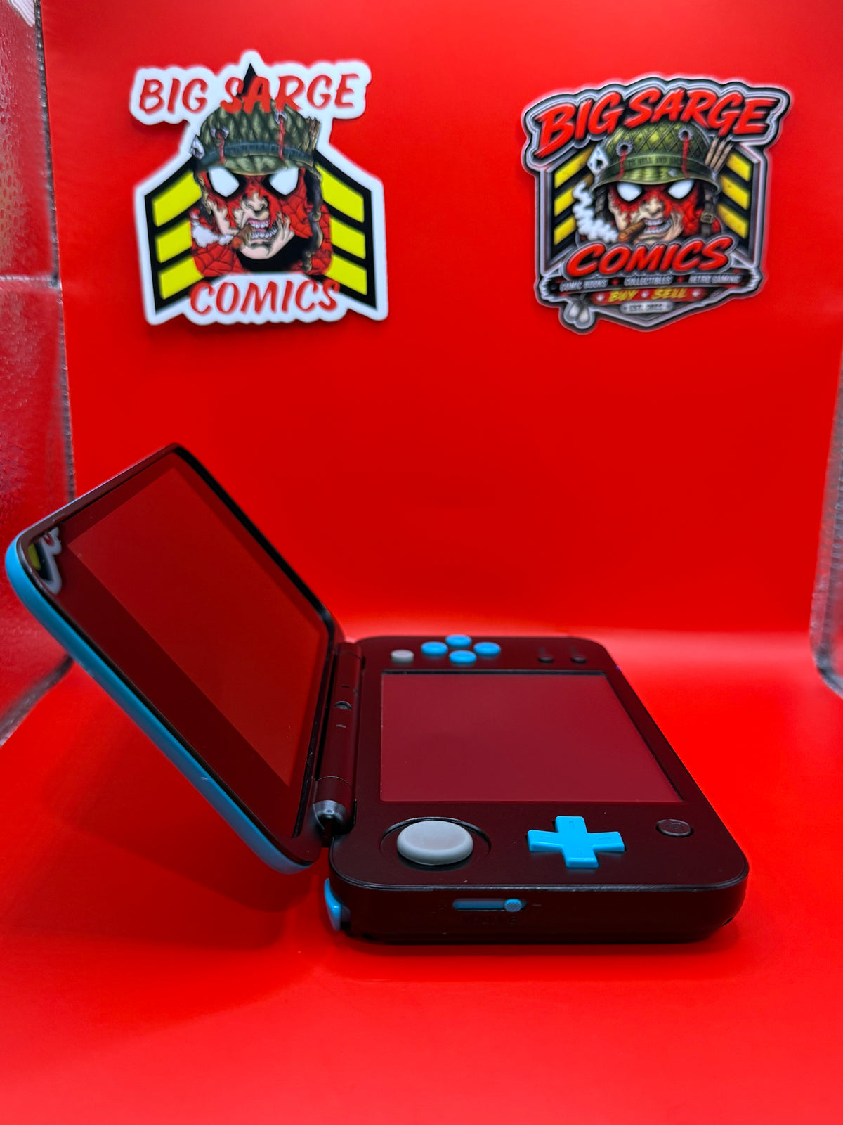 Nintendo New 2DS LL Black & Teal – Japanese Import – 128GB Micro SD Card