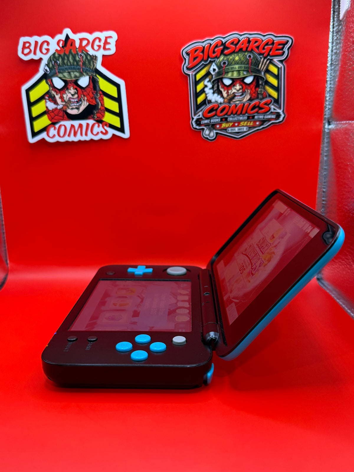 Nintendo New 2DS LL Black & Teal – Japanese Import – 128GB Micro SD Card