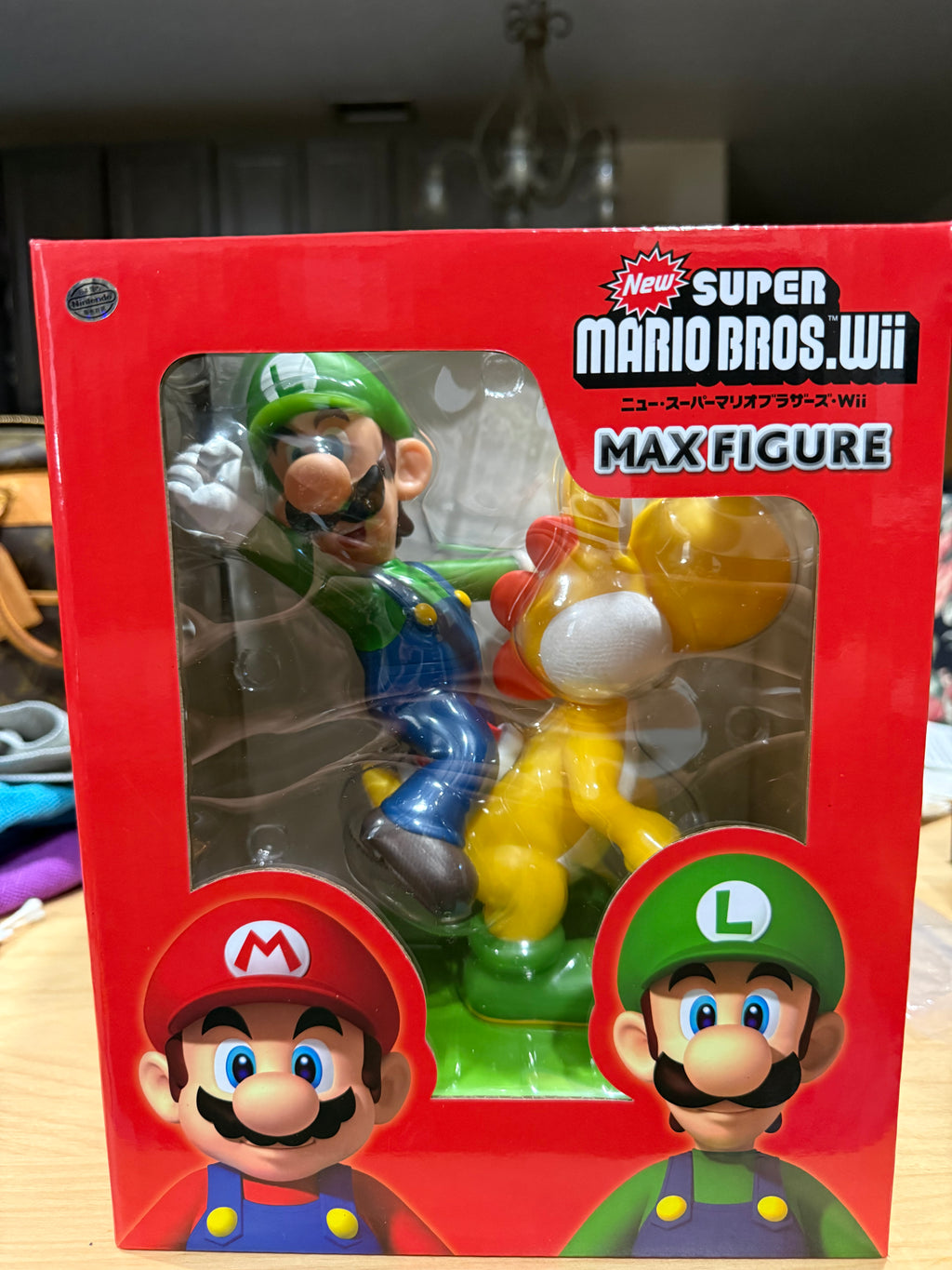 New Super Mario Bros. Wii MAX Figure – Luigi & Yoshi – Japanese Import – NEW & SEALED