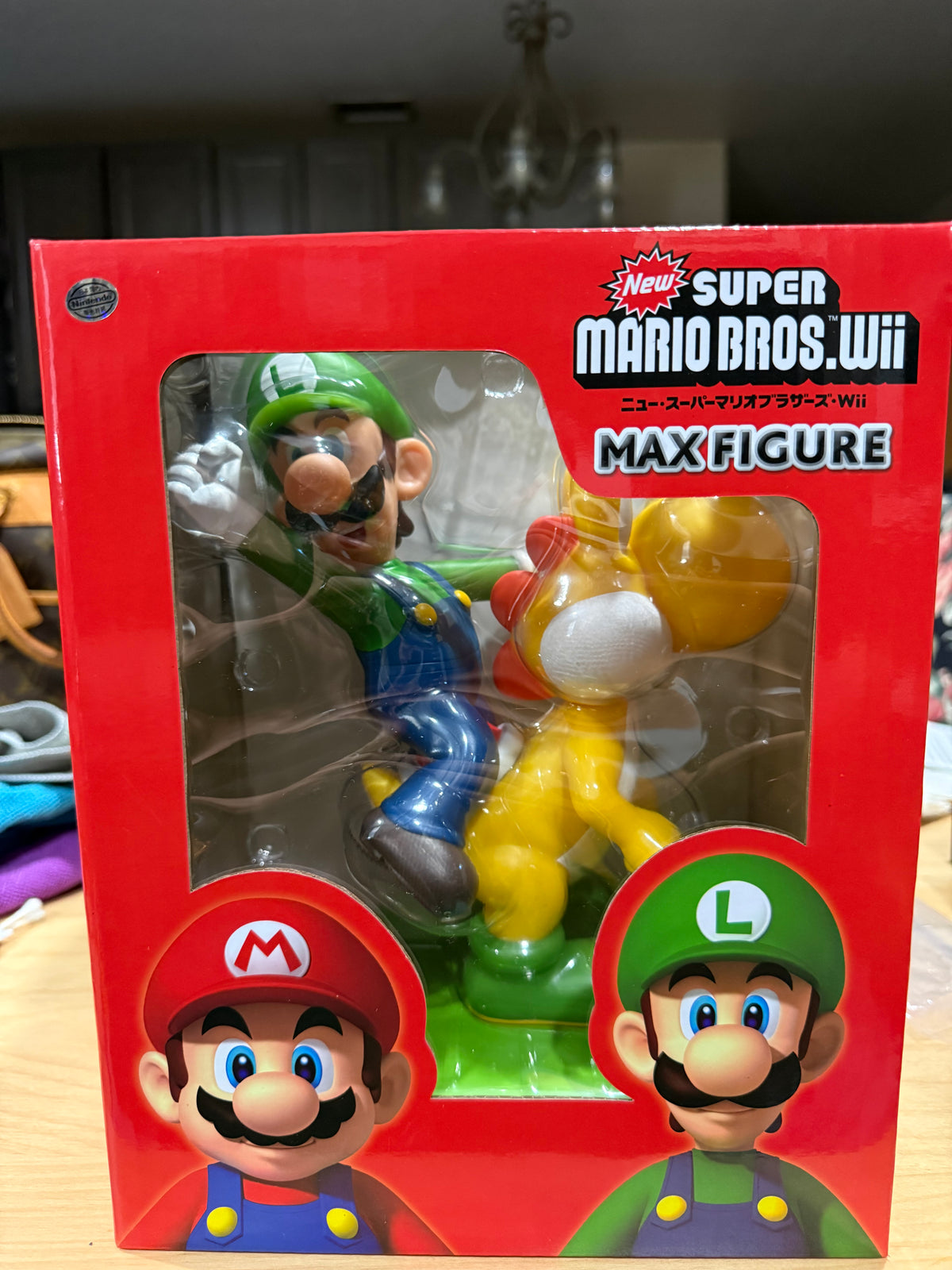 New Super Mario Bros. Wii MAX Figure – Luigi & Yoshi – Japanese Import – NEW & SEALED