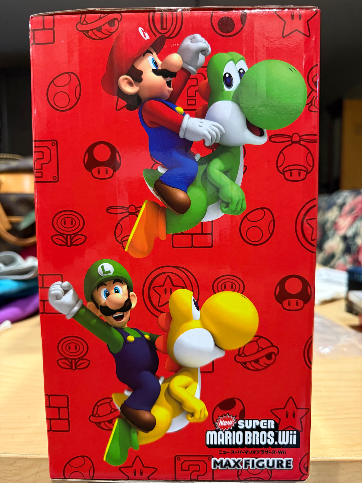 New Super Mario Bros. Wii MAX Figure – Luigi & Yoshi – Japanese Import – NEW & SEALED
