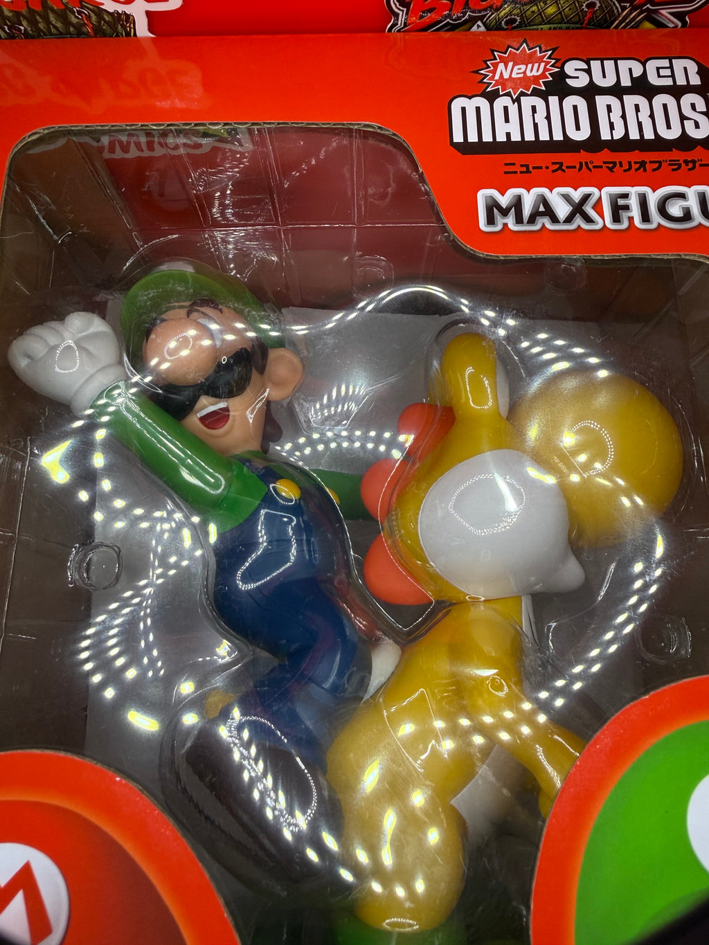 New Super Mario Bros. Wii MAX Figure – Luigi & Yoshi – Japanese Import – NEW & SEALED