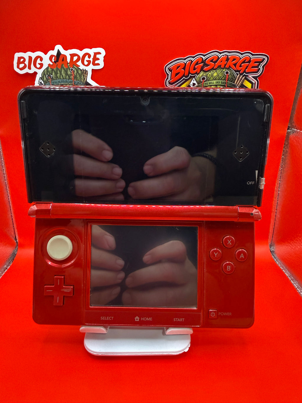 Nintendo 3DS Japanese Crimson Red – 128GB micro SD card