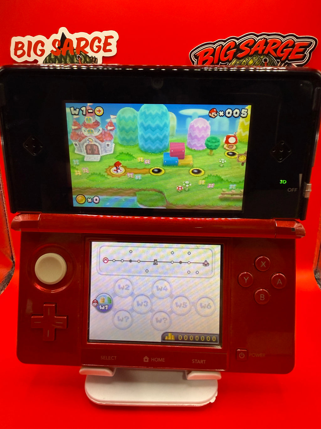 Nintendo 3DS Japanese Crimson Red – 128GB micro SD card