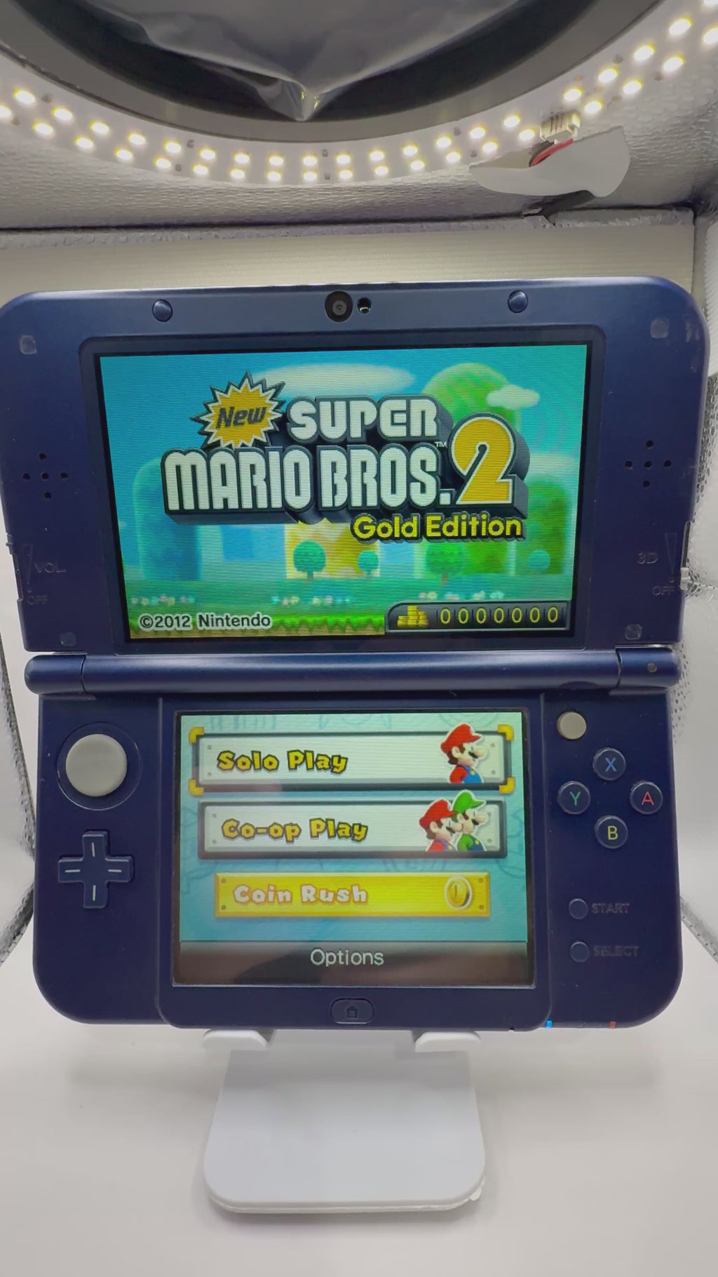 Nintendo New 3DS LL Galaxy Style — Dual IPS Screens | Region Free | 128GB